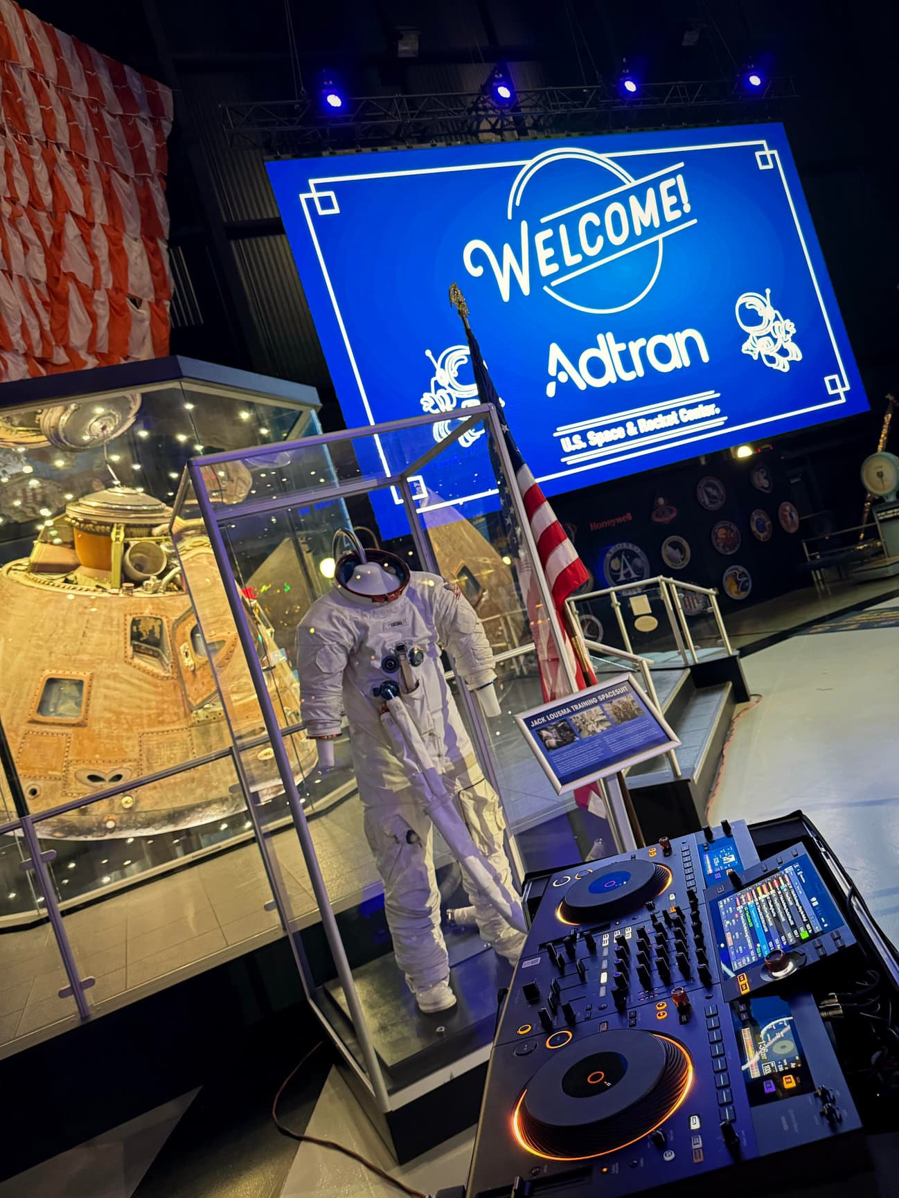 Awards night beneath a Saturn V — Davidson Center, US Space & Rocket Center
