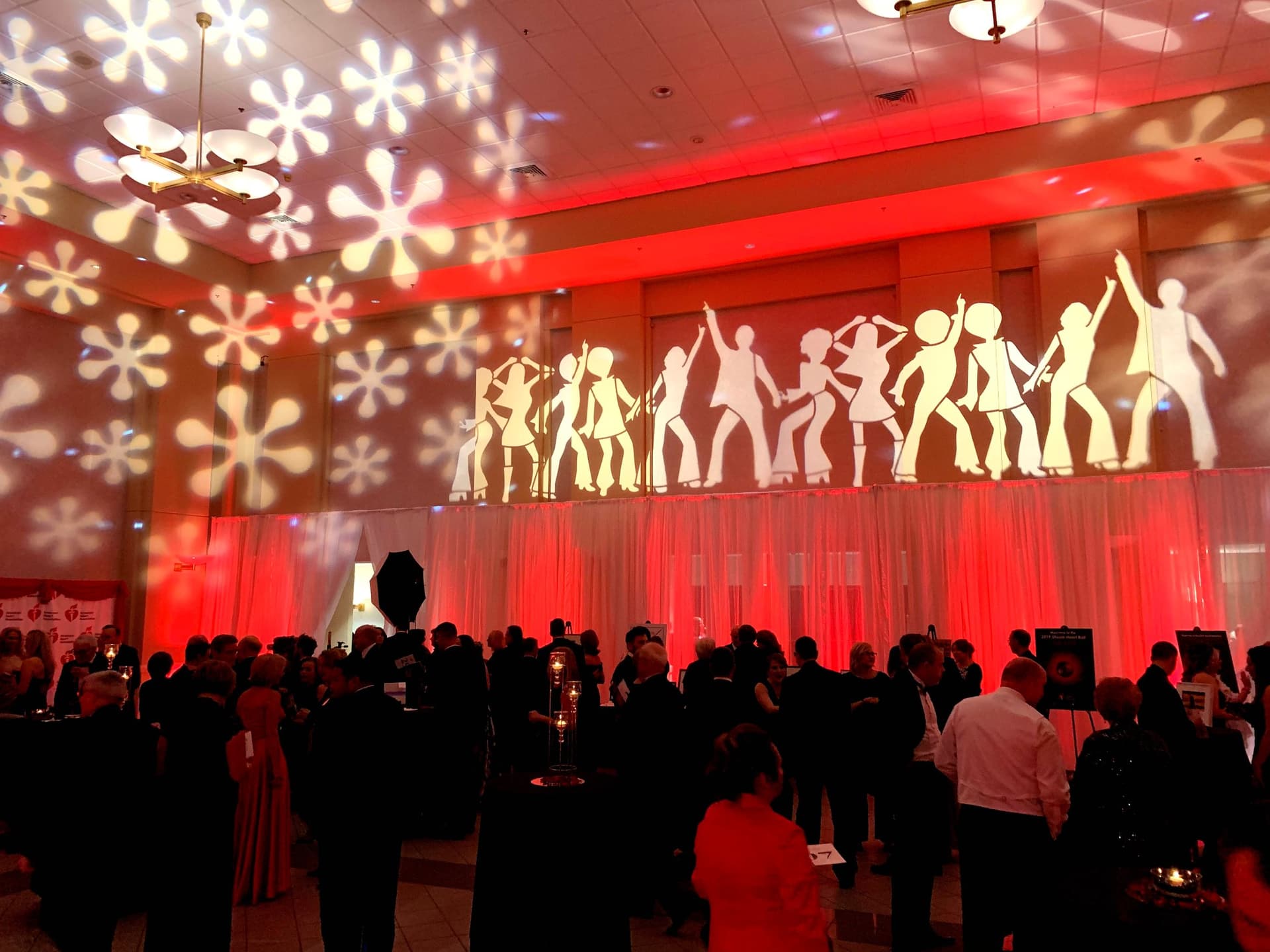 Full disco-themed production — Themed private event