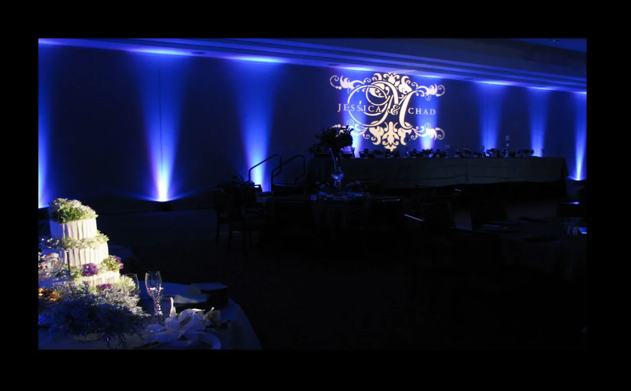 Bridal Cake Spotlighting — Event lighting Huntsville