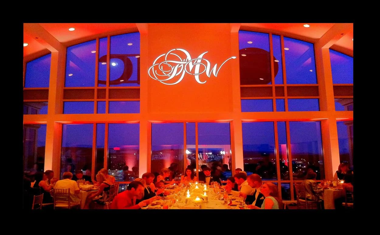 Custom Monogram Projections — Event lighting Huntsville